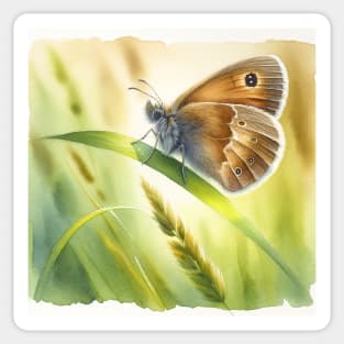 Pop Small Heath - Watercolor Butterfly Sticker